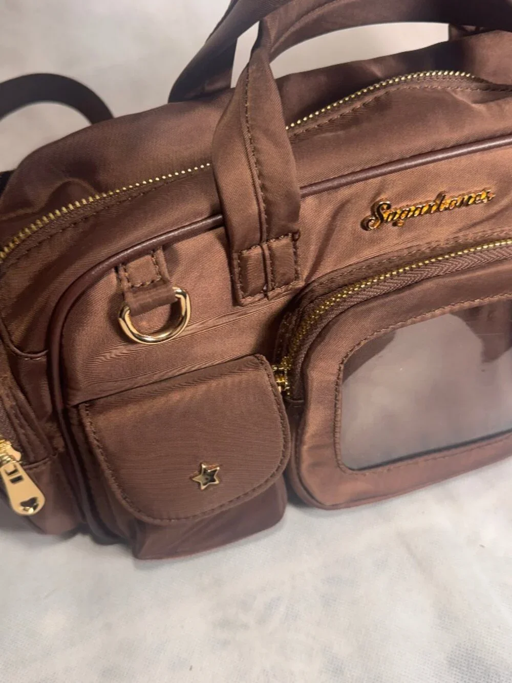 Sugarbones Star Bag in the shade of Teddy